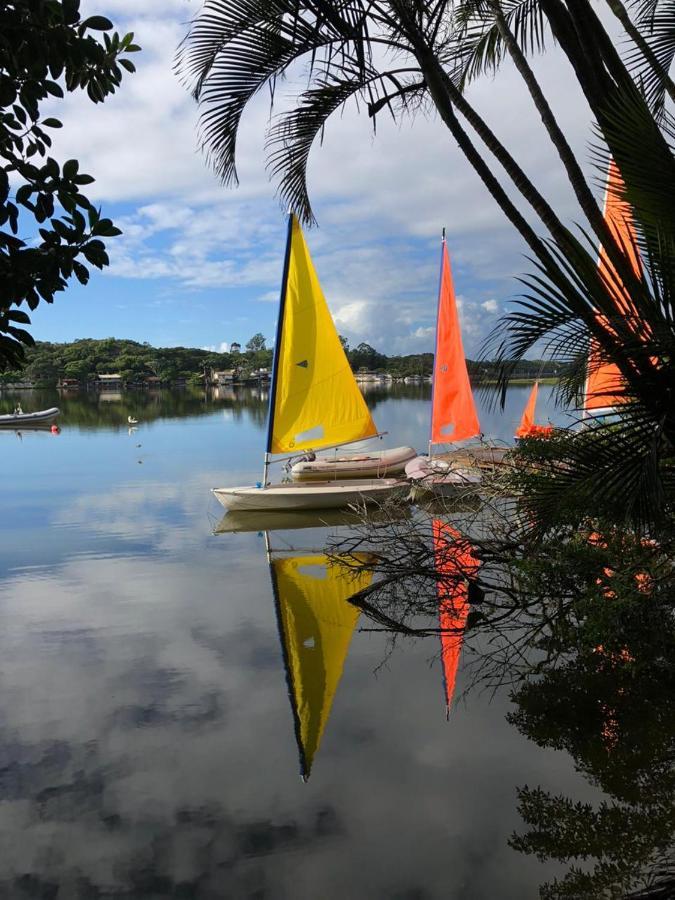 Lakehouse 24Hs Hostel Lagoa Conceicao Florianopolis Bagian luar foto